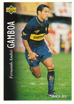 Fernando Andres Gamboa Boca Juniors 1995 Upper Deck Futbol Argentina #6